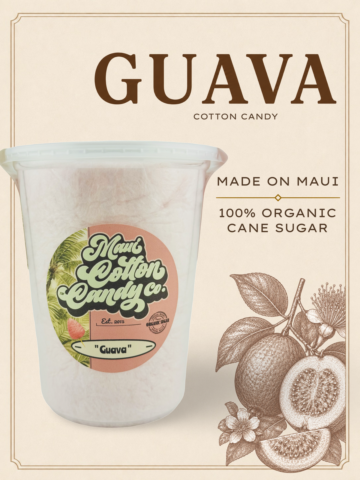 Guava cotton candy