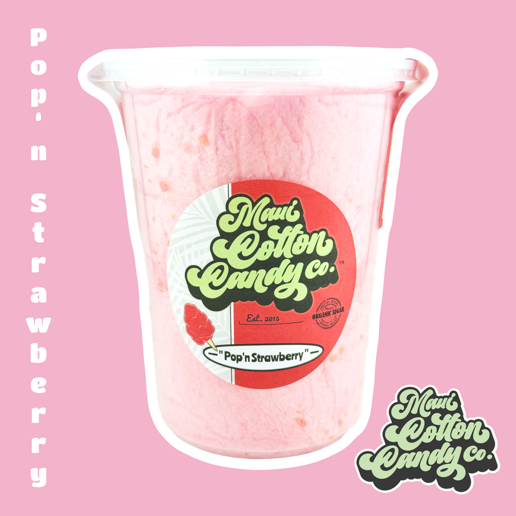 Image of Pop’n strawberry cotton candy item