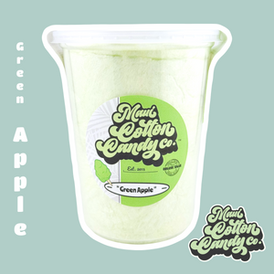 Image of green apple cotton candy item