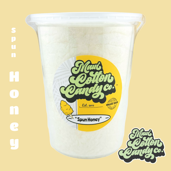 Spun Honey Cotton Candy - 100% Organic Cane Sugar – Maui Cotton