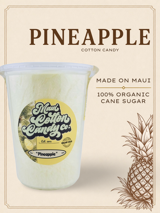 Pineapple cotton candy