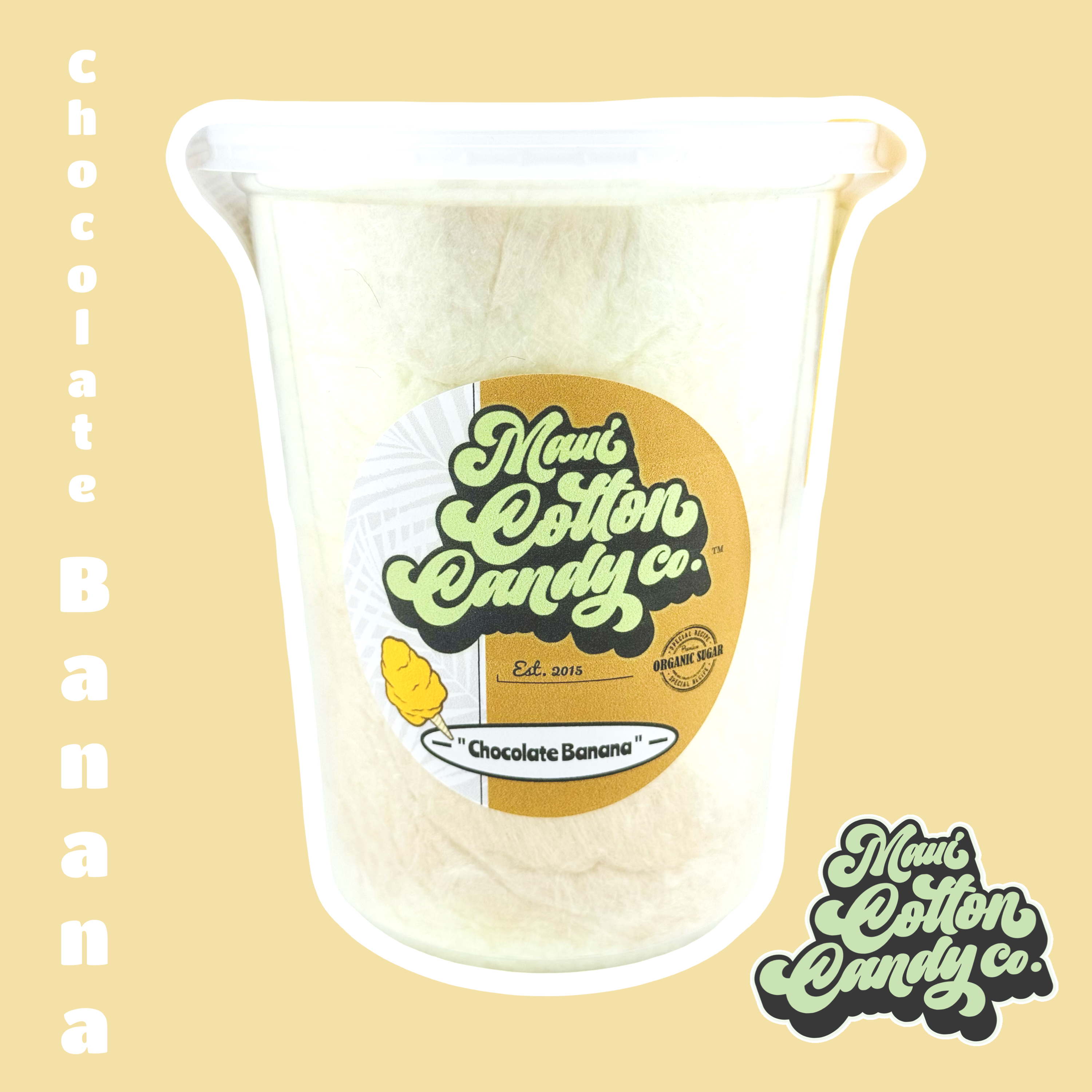 Image of Chocolate Banana cotton candy item