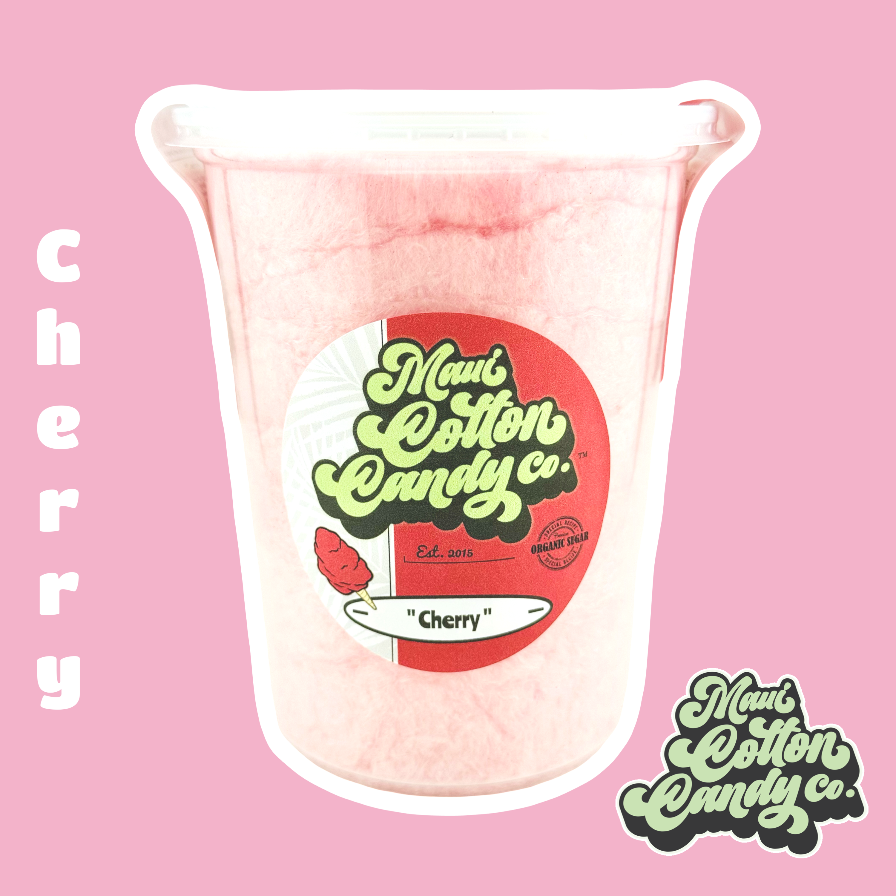 Image of cherry cotton candy item