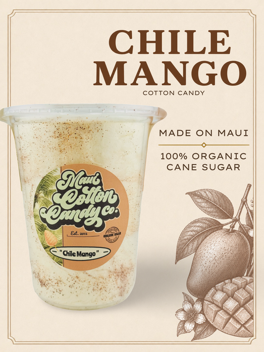 Chile mango cotton candy
