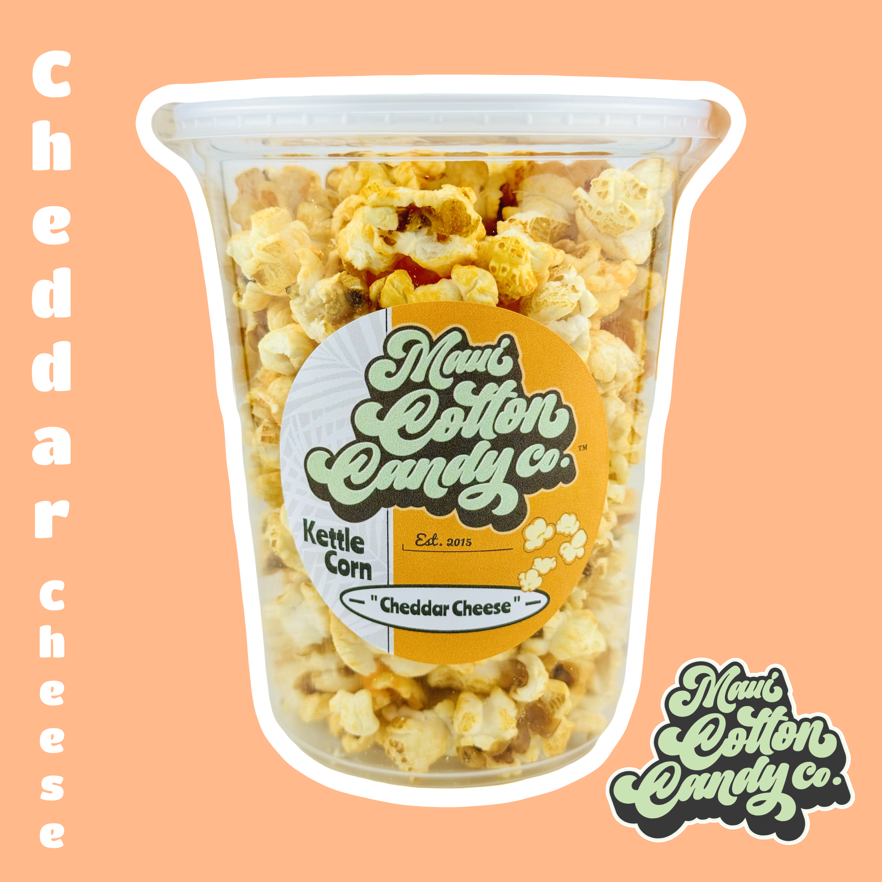 Image of cheddar cheese kettle corn item