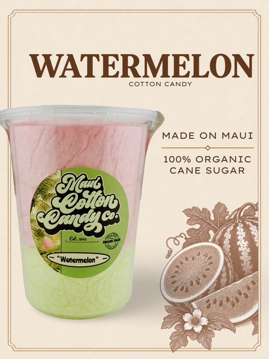 Watermelon cotton candy