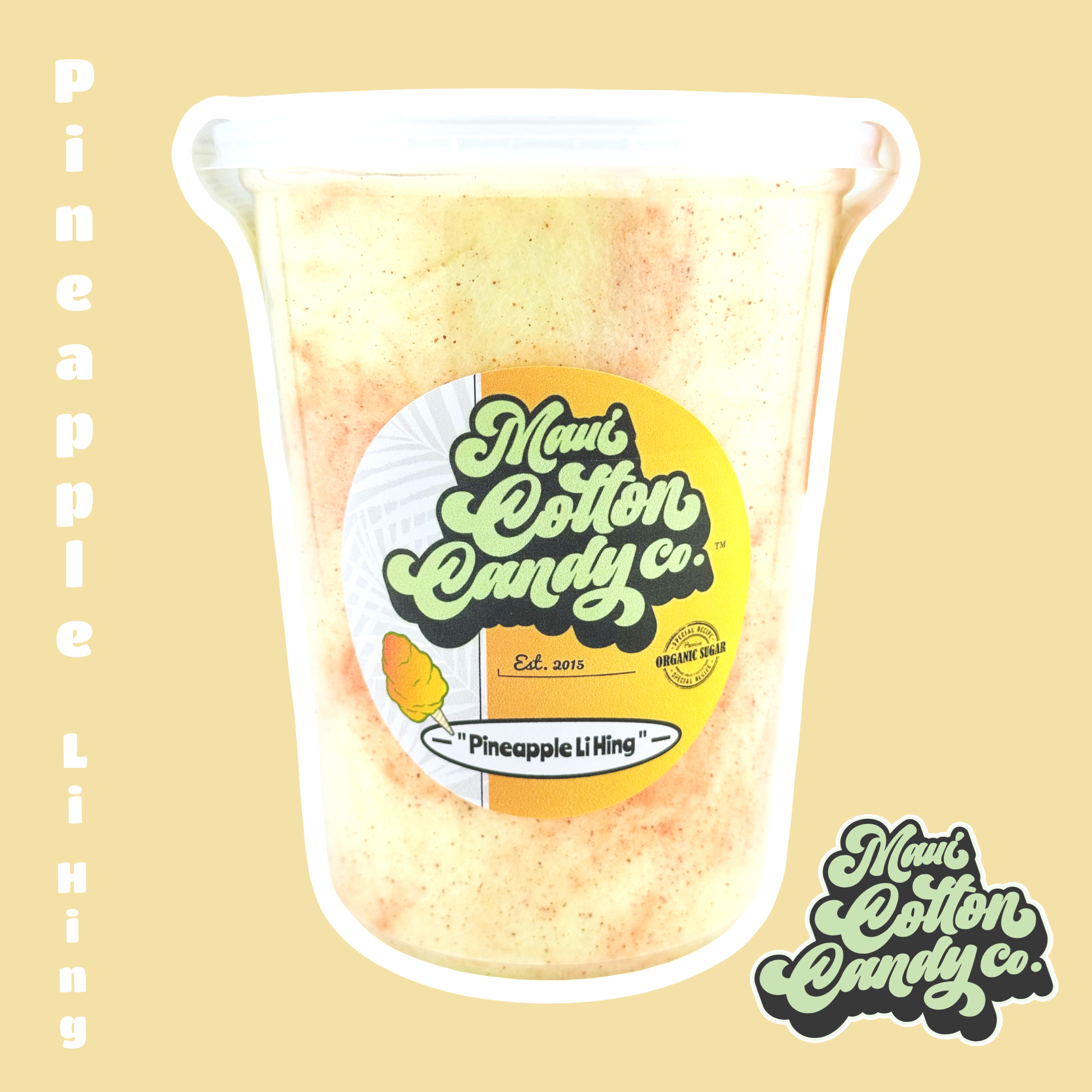 Image of pineapple li hing cotton candy item