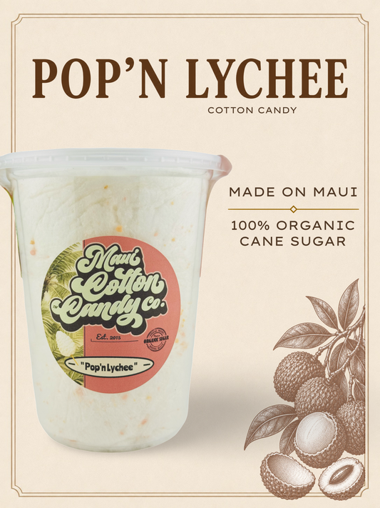 Pop’n Lychee cotton candy