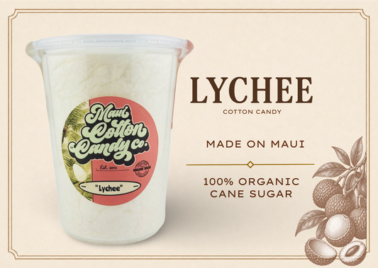 Lychee cotton candy