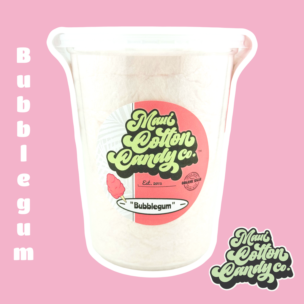 Bubblegum Cotton Candy - 100% Organic Cane Sugar