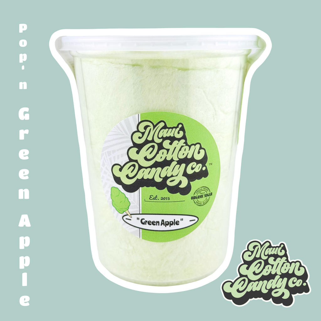 Image of Pop’n Green Apple cotton candy item